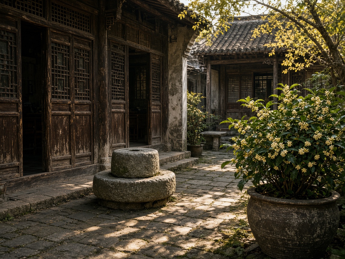 旧宅庭院